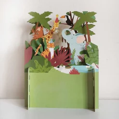 Animals In The Jungle 3D Pop Up Card>Alljoy Design Flash Sale