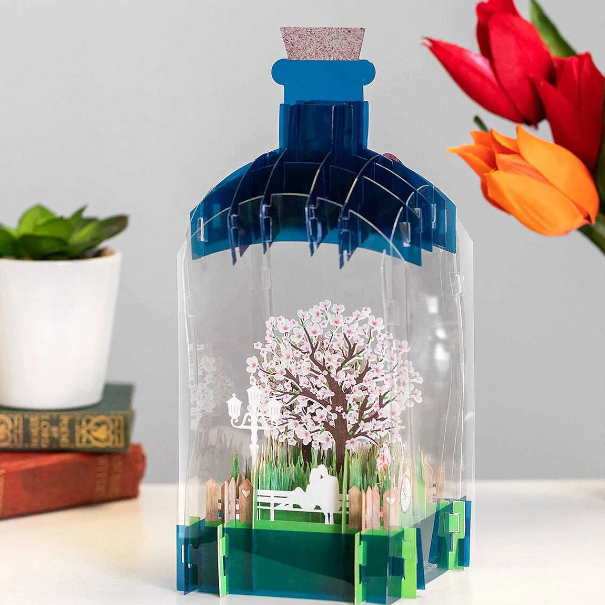 Cherry Blossom 3D Keepsake Art Bottle>Alljoy Design Best Sale