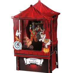 Circus Paper Theatre 3D Pop Up Birthday Card><noscript><img width=