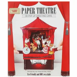 Circus Paper Theatre 3D Pop Up Birthday Card><noscript><img width=