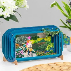 Couple On A Bike Message In A Bottle Card>Alljoy Design Sale