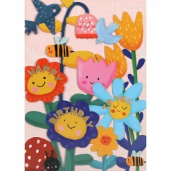 Flowers Paper Cut Art Birthday Card>Alljoy Design New