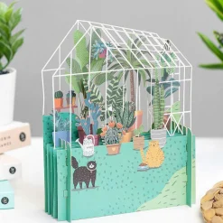 Greenhouse Greetings 3D Pop Up Card>Alljoy Design Cheap
