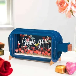 Love You Message In A Bottle Card>Alljoy Design Online