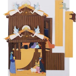 Nativity Paper Theatre 3D Pop Up Christmas Card><noscript><img width=