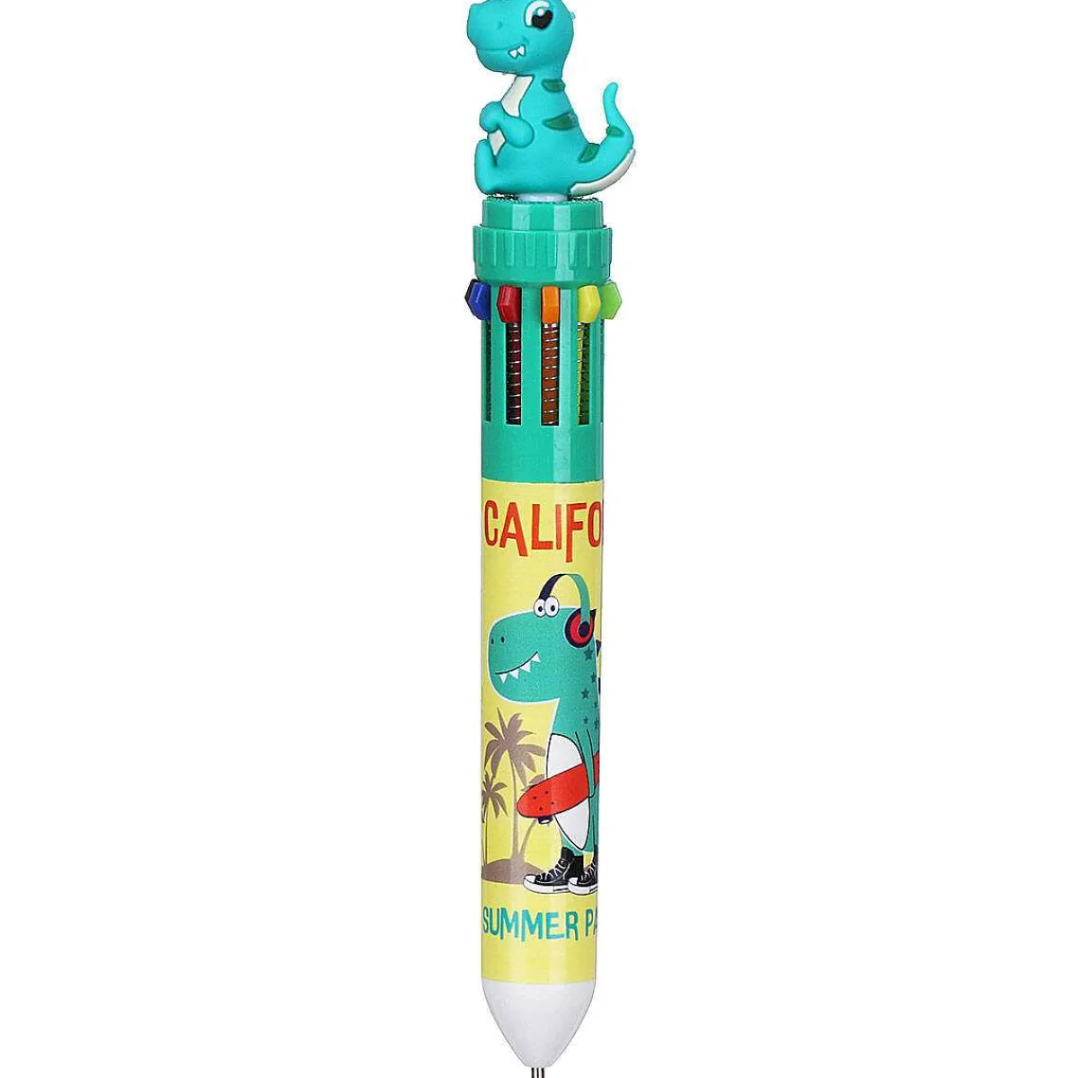 Assorted Dinosaur 10-In-1 Multi-Coloured Pen>Temptation Gifts Best