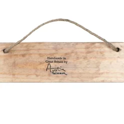 'Posher Than Next Door' White Wooden Sign>Austin Sloan Cheap