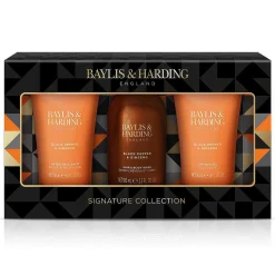 Black Pepper & Ginseng Men's Luxury Trio Gift Set>Baylis & Harding Cheap