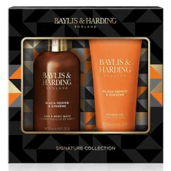 Pepper & Ginseng Men's Bathing 2 Piece Set>Baylis & Harding Store
