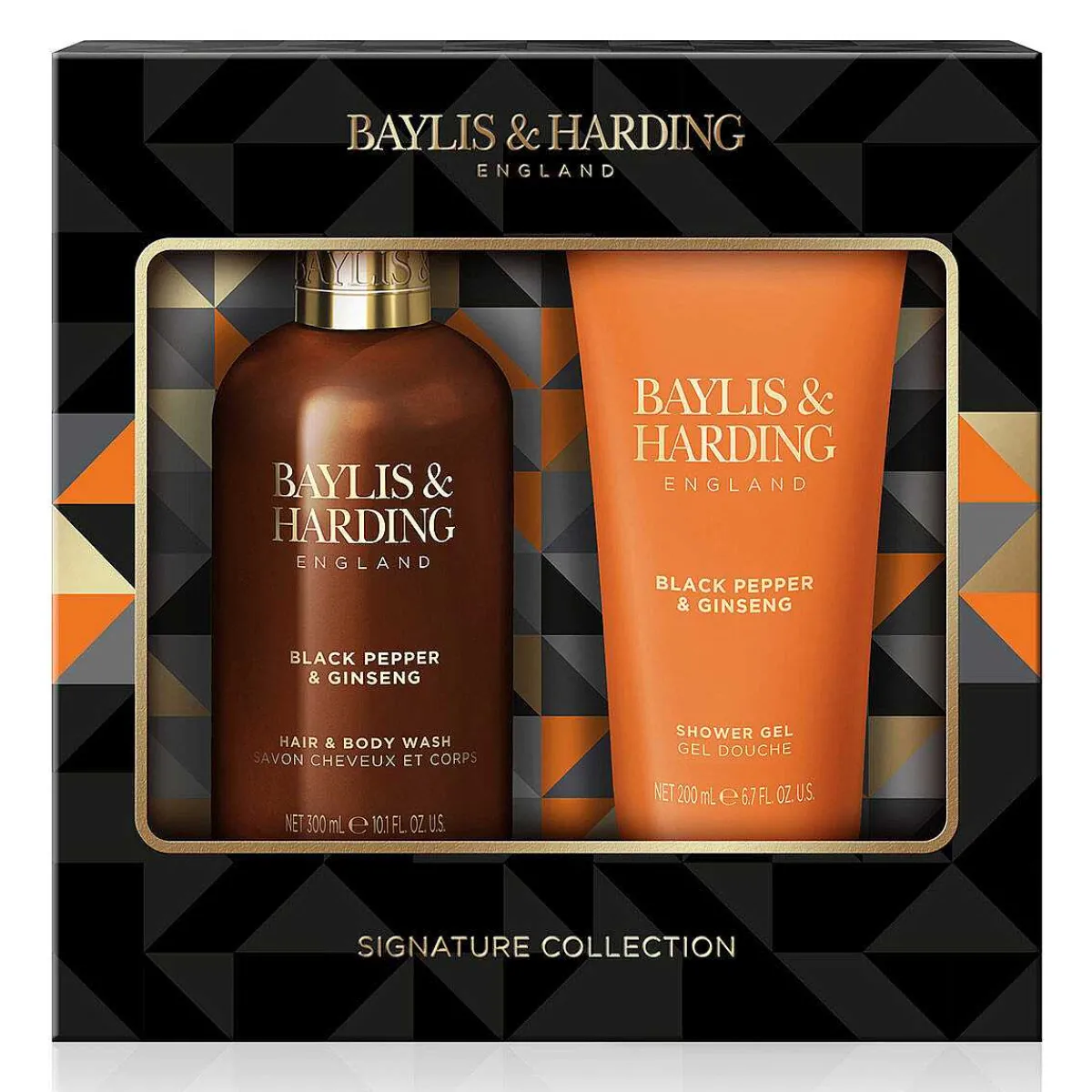 Pepper & Ginseng Men's Bathing 2 Piece Set>Baylis & Harding Store