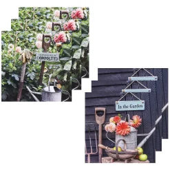 Gardeners' World Garden Signs Set Of 6 Blank Notecards>BBC Cheap