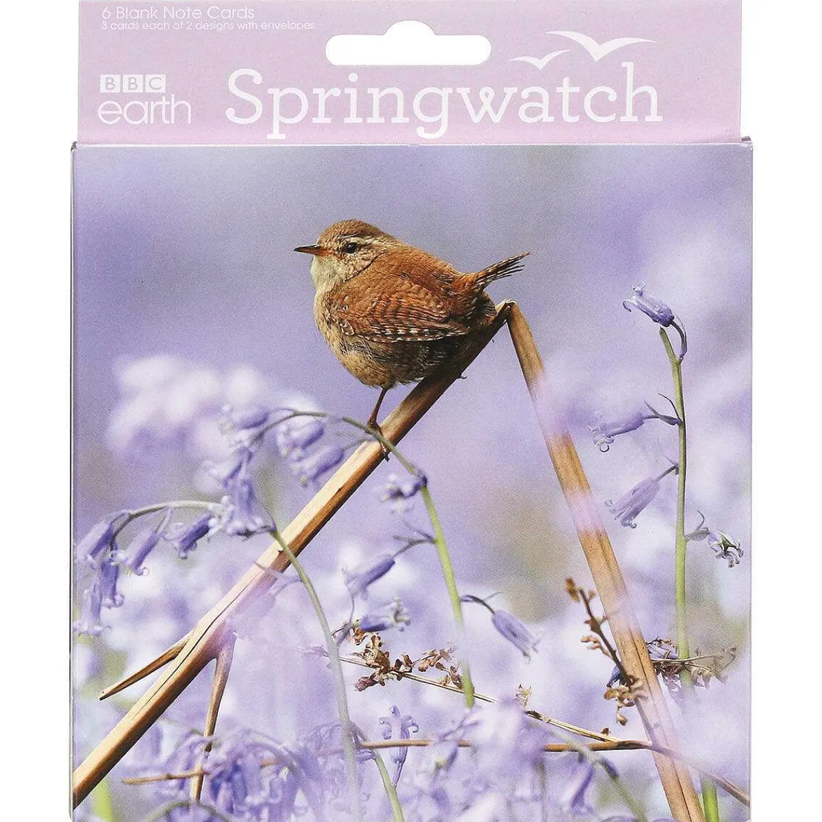 Springwatch Wren & Goldfinch Set Of 6 Blank Notecards>BBC Outlet