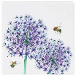 Bee-Tanical Allium Fine China Coaster>Temptation Gifts Discount