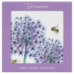 Bee-Tanical Allium Fine China Coaster><noscript><img width=