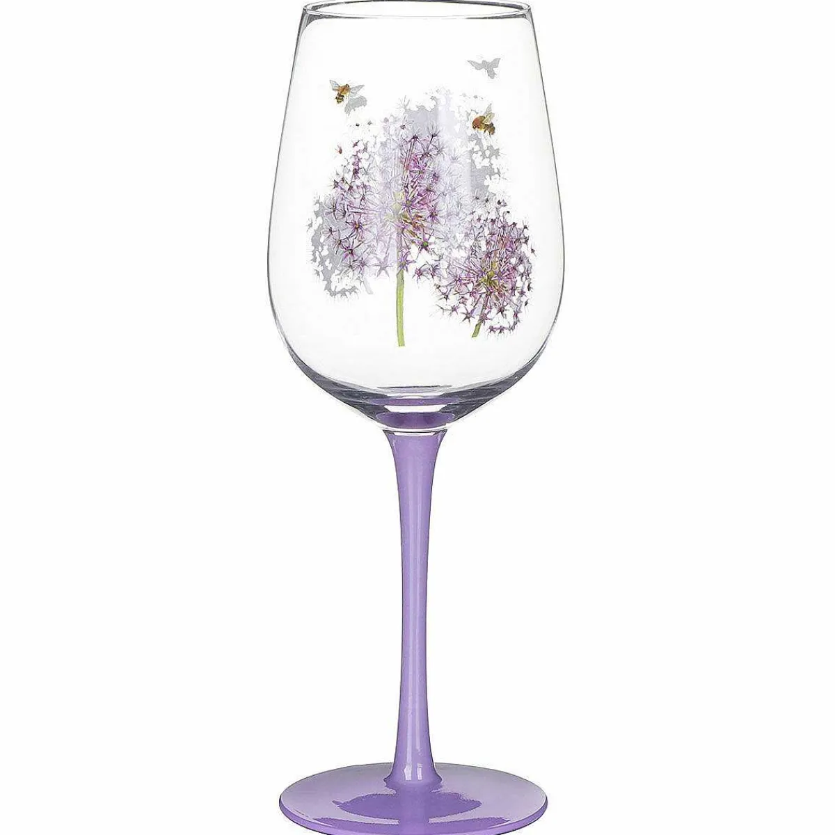 Bee-Tanical Alliums Wine Glass>Temptation Gifts Sale