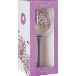 Bee-Tanical Alliums Wine Glass>Temptation Gifts Sale
