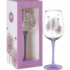 Bee-Tanical Alliums Wine Glass><noscript><img width=