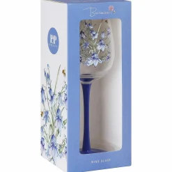 Bee-Tanical Bluebells Wine Glass>Temptation Gifts Cheap