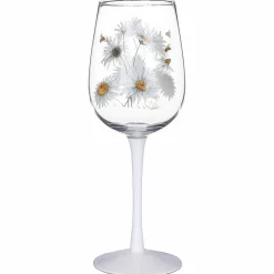 Bee-Tanical Daisy Wine Glass>Temptation Gifts Discount