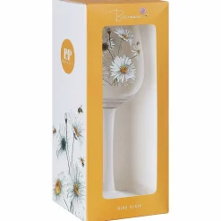 Bee-Tanical Daisy Wine Glass>Temptation Gifts Discount