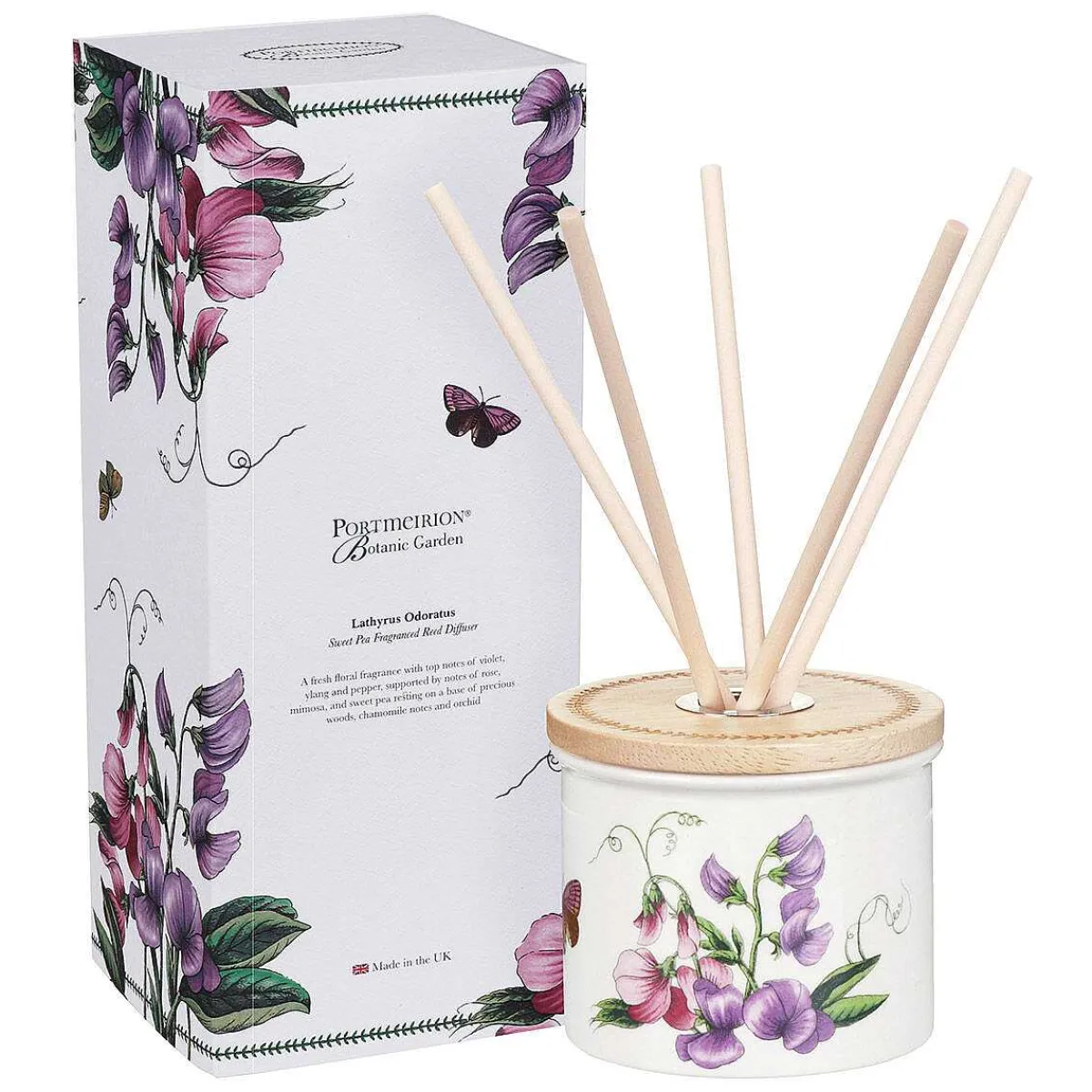 Sweet Pea Ceramic 200Ml Reed Diffuser>Botanic Garden Cheap