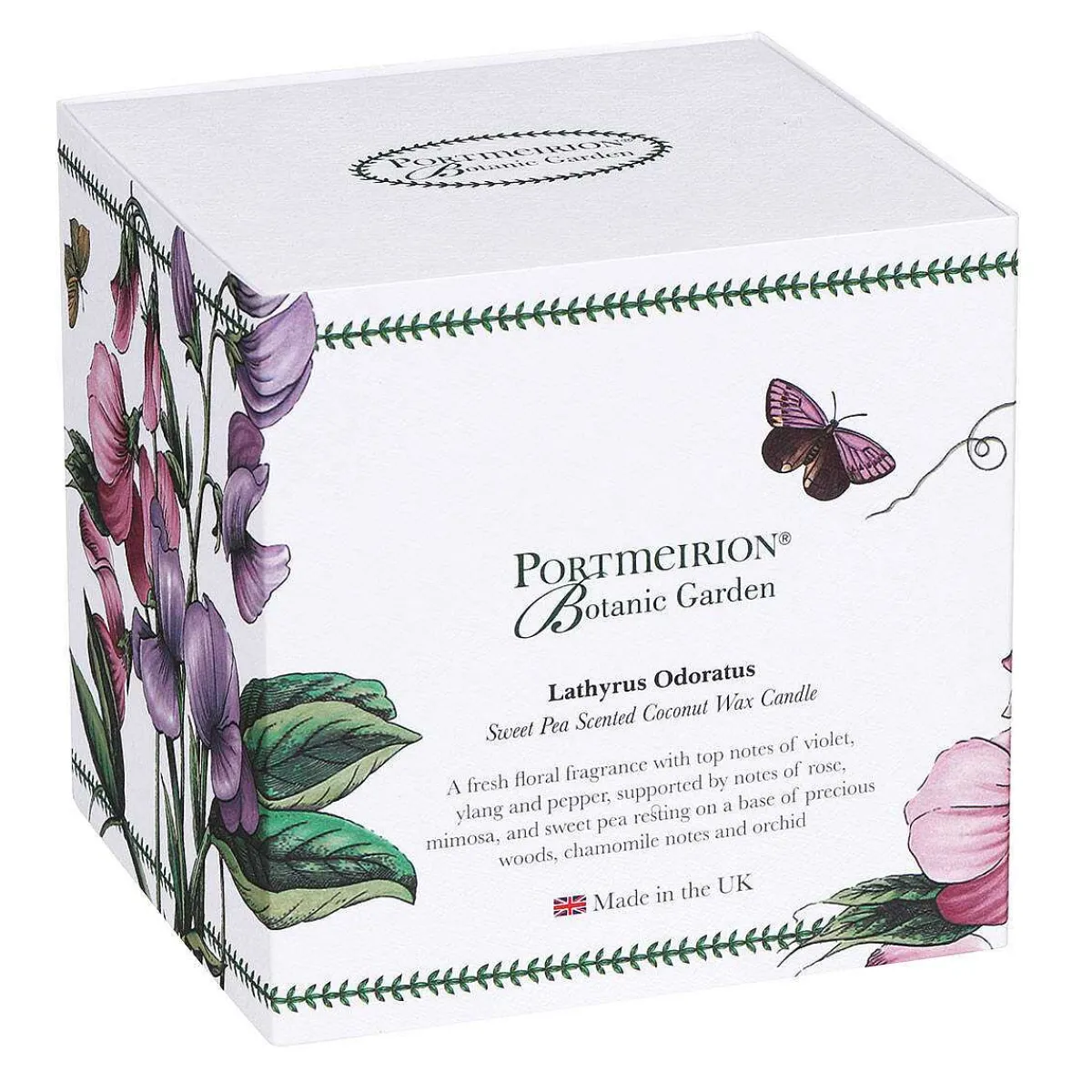 Sweet Pea Ceramic Candle>Botanic Garden Hot