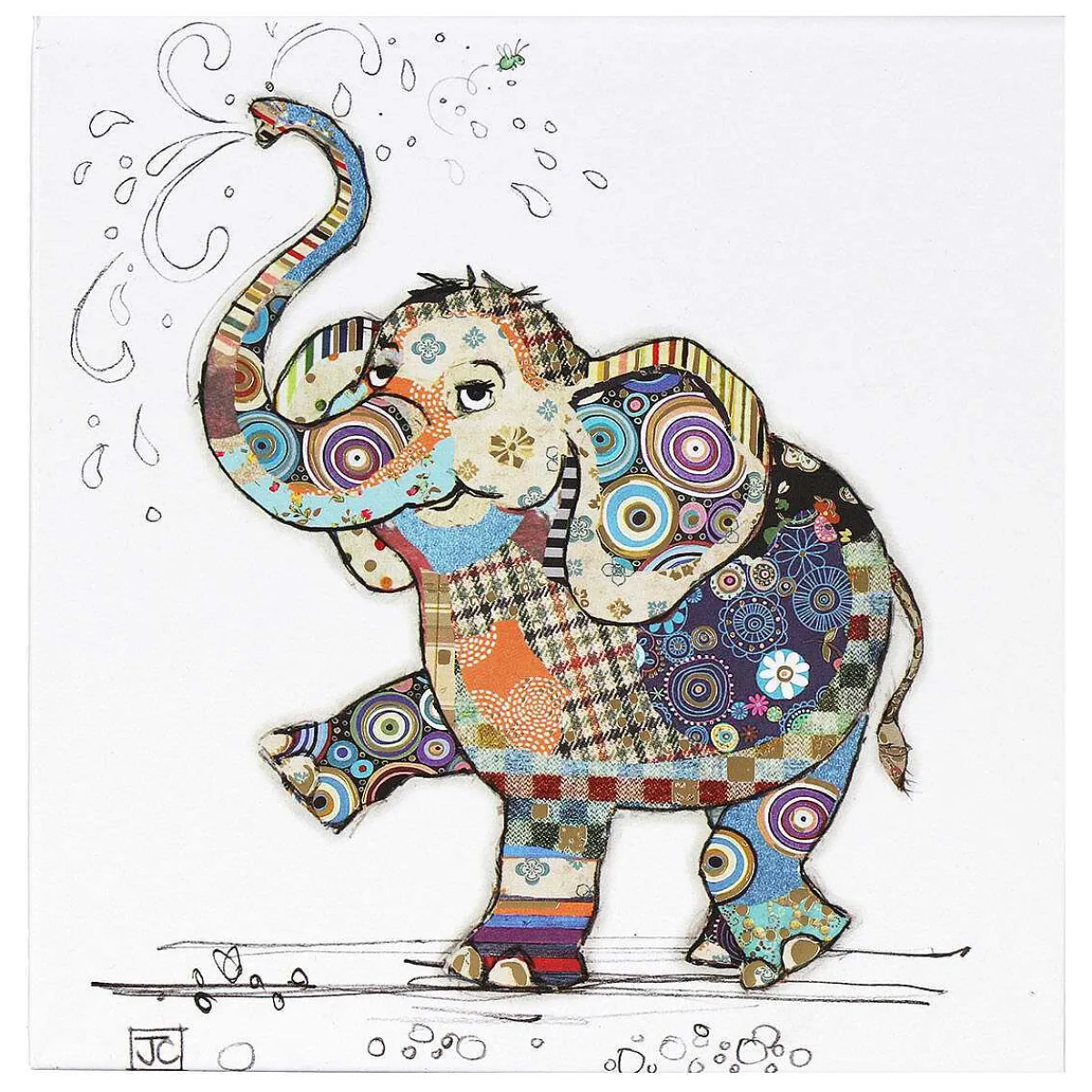 Eddie Elephant Memo Pad & Pen>Bug Art Fashion