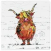 Hamish Highland Cow Coaster>Bug Art Shop