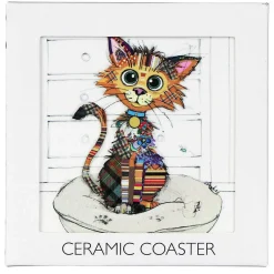 Kimba Kitten Coaster>Bug Art Hot