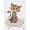 Kooks Kimba Kitten Greetings Card>Bug Art Best