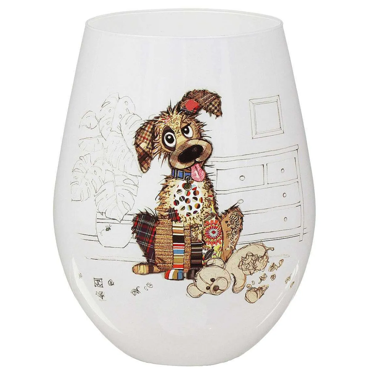 Murphy Mutt Stemless Glass>Bug Art Cheap