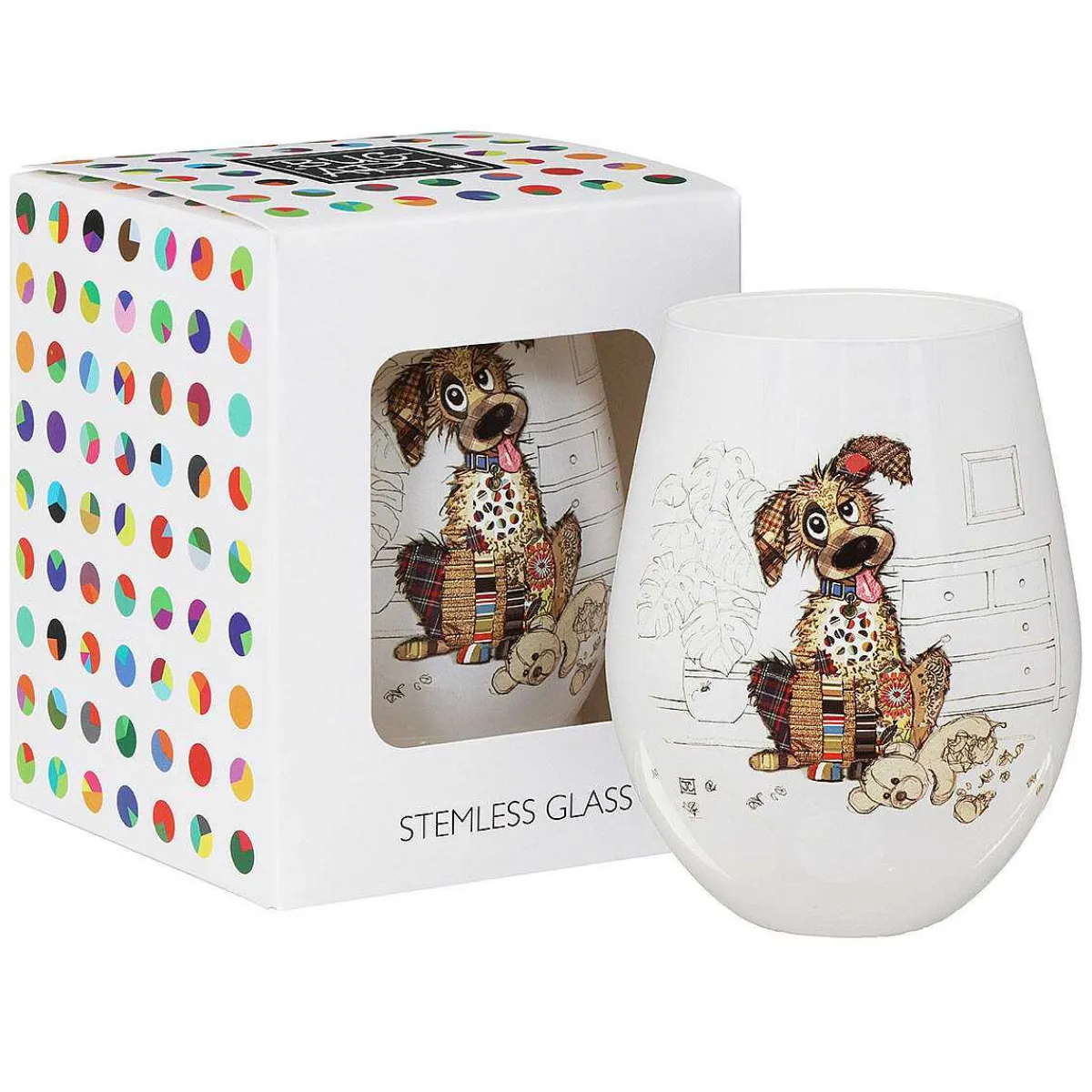 Murphy Mutt Stemless Glass>Bug Art Cheap