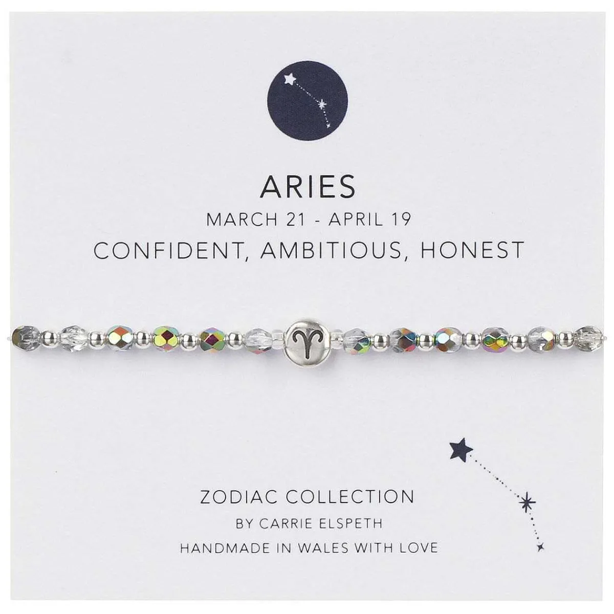 Aries Zodiac Sentiment Bracelet>Carrie Elspeth Online