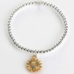 'Be A Sunflower' Sentiment Bracelet>Carrie Elspeth Best