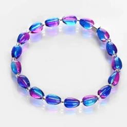 Blue/Pink Peardrops Bracelet>Carrie Elspeth Shop