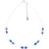 Blue/Pink Peardrops Necklace>Carrie Elspeth Outlet