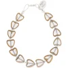 Clear Gold Edged Hearts Bracelet>Carrie Elspeth Hot