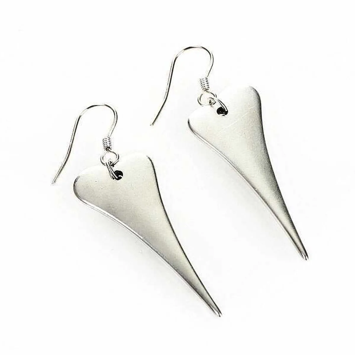 Elongated Heart Earrings>Carrie Elspeth Store