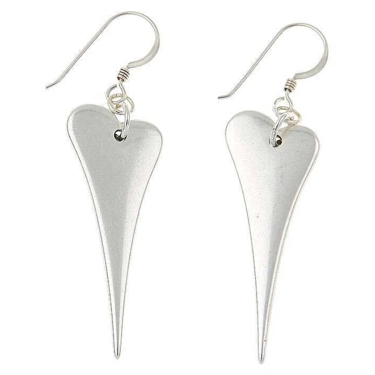 Elongated Heart Earrings>Carrie Elspeth Store
