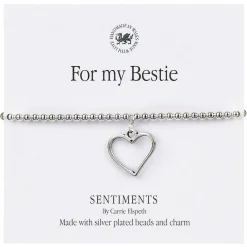 'For My Bestie' Sentiment Bracelet><noscript><img width=
