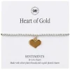 'Heart Of Gold' Sentiment Bracelet>Carrie Elspeth Cheap