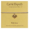 Heart With Love Sentiment Bracelet>Carrie Elspeth Discount