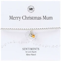 Merry Christmas Mum Sentiment Bracelet>Carrie Elspeth Cheap