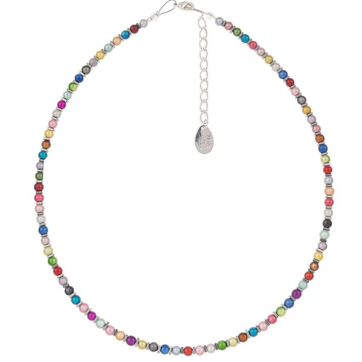 Rainbow Miracle & Haematite Full Necklace>Carrie Elspeth Online