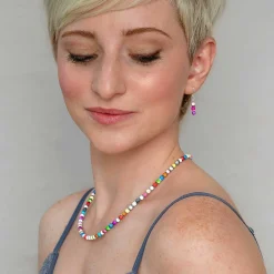 Rainbow Miracle & Haematite Full Necklace><noscript><img width=