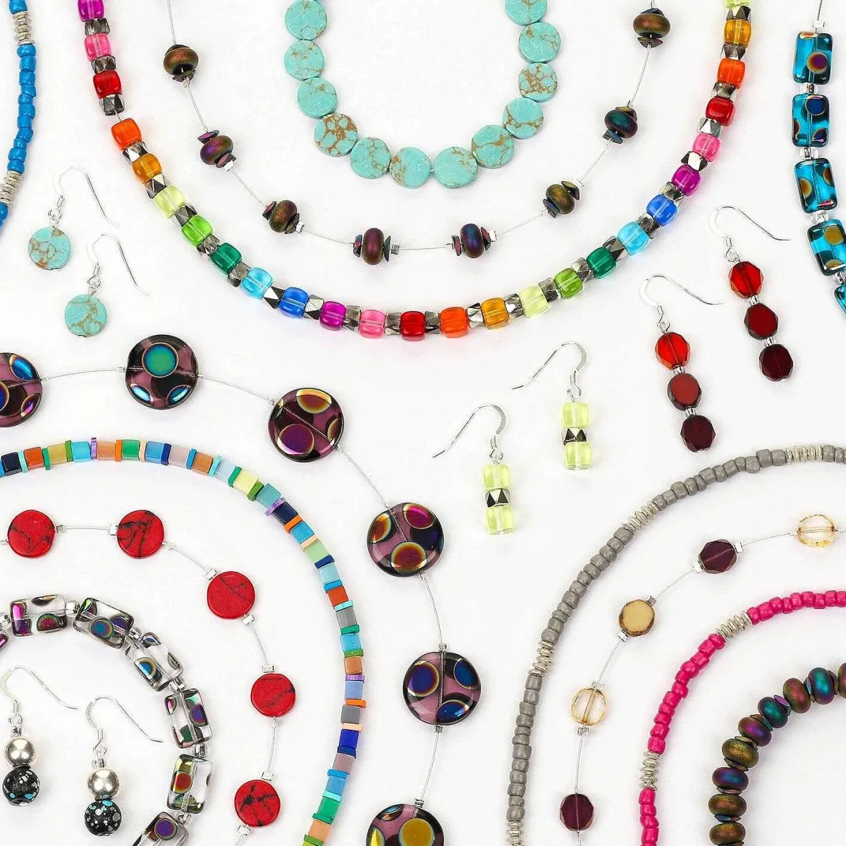 Rainbow Sparkle Full Necklace>Carrie Elspeth Outlet