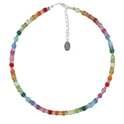 Rainbow Sparkle Full Necklace><noscript><img width=