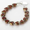 Red Gold Edged Hearts Bracelet>Carrie Elspeth Flash Sale