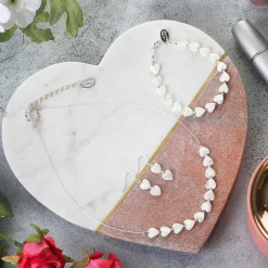 Shell Hearts Duo Earrings>Carrie Elspeth Store