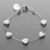 Shell Hearts Spaced Bracelet>Carrie Elspeth Store